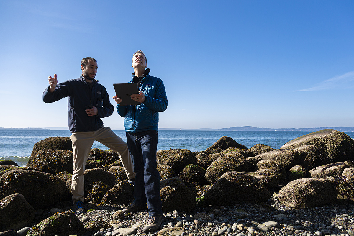 UW researchers compare computer models and maps with real time assessment of landslide areas in Seattle area