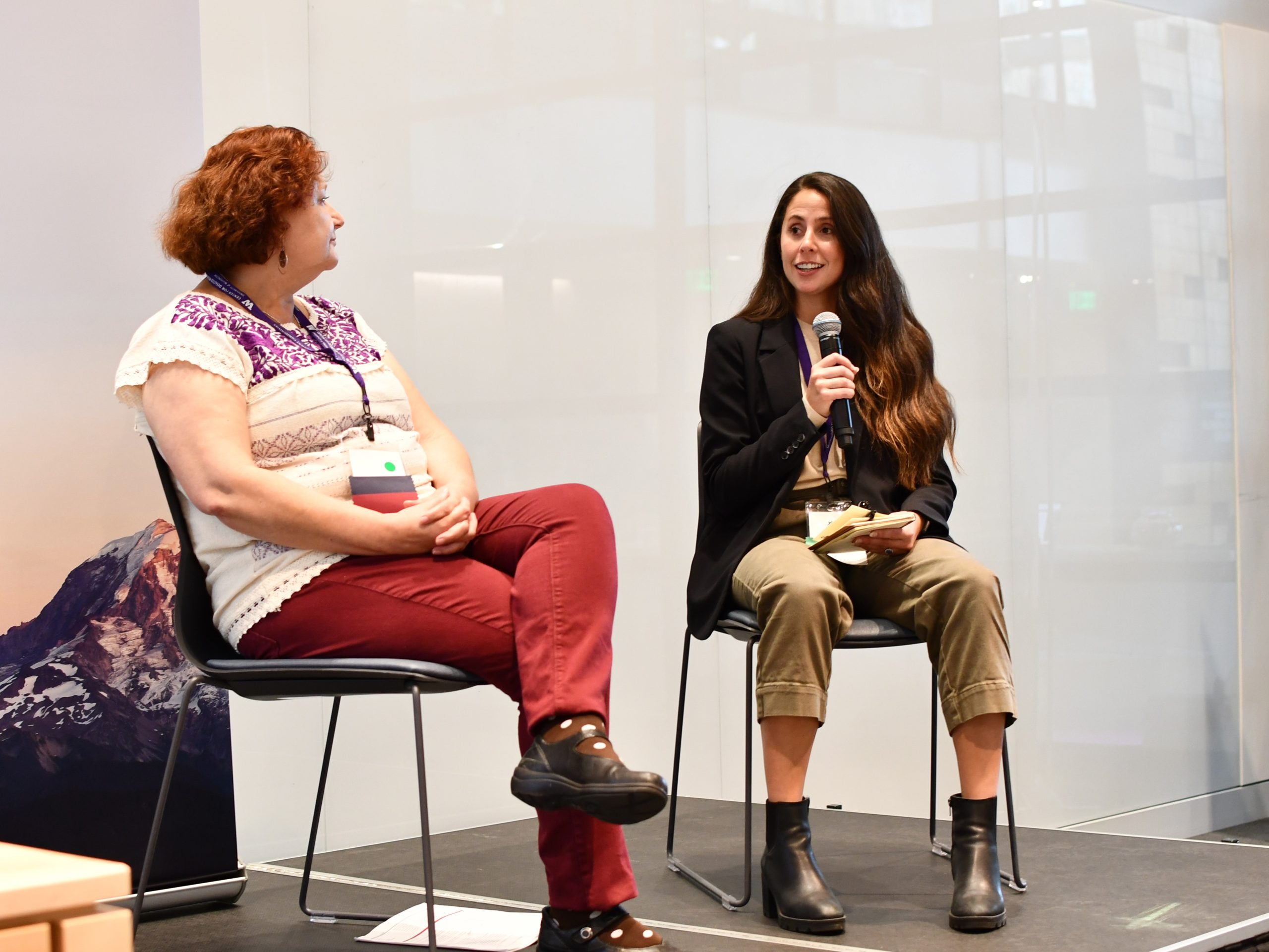 Gabby Hadly speaking on a PHEPR Workforce Capacity & Leadership Panel with Selene Jaramillo at the Northwest Preparedness and Resilience Conference