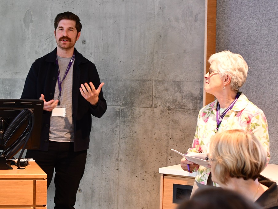 Image of Kevin deVoss with Betty Bekemeier
